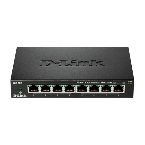 D-link DES-108 8-port 10/100 Desktop Switch